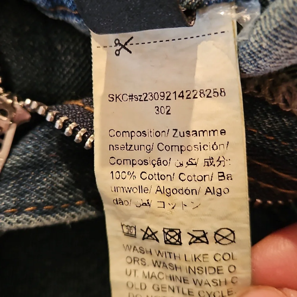 Dazy High- Waise Wide-Leg Blue Jeans - Picture 8 of 12